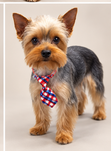 Mr. Roscoe Rocket, traditional Yorkshire Terrier
